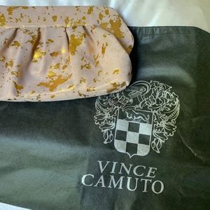 Vince Camuto Amari Leather Clutch Purse